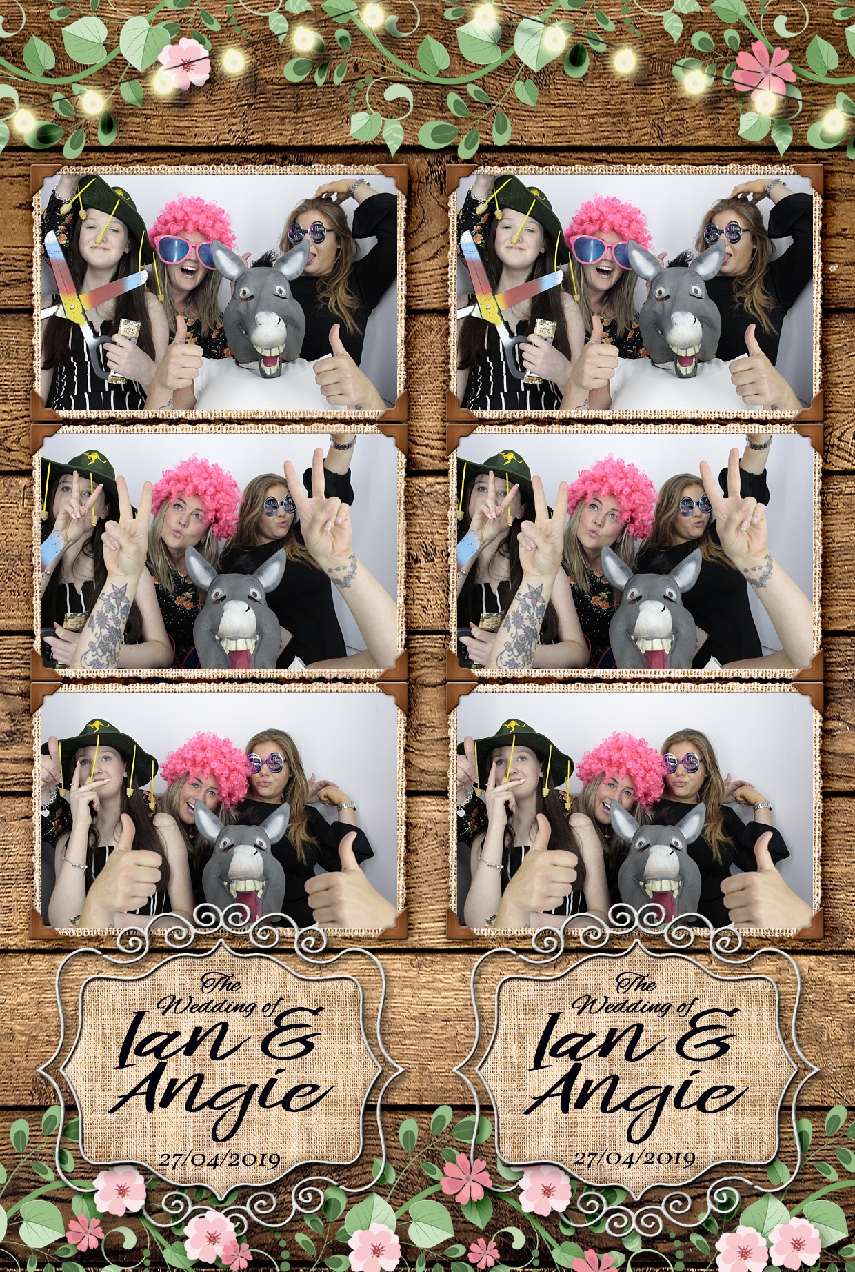 Ian & Angie’s wedding  | View more photos from the event at gallery.myphotoboothexperience.co.uk/u/MyPhotoBoothExperienceLtd/Ian-Angie’s-wedding